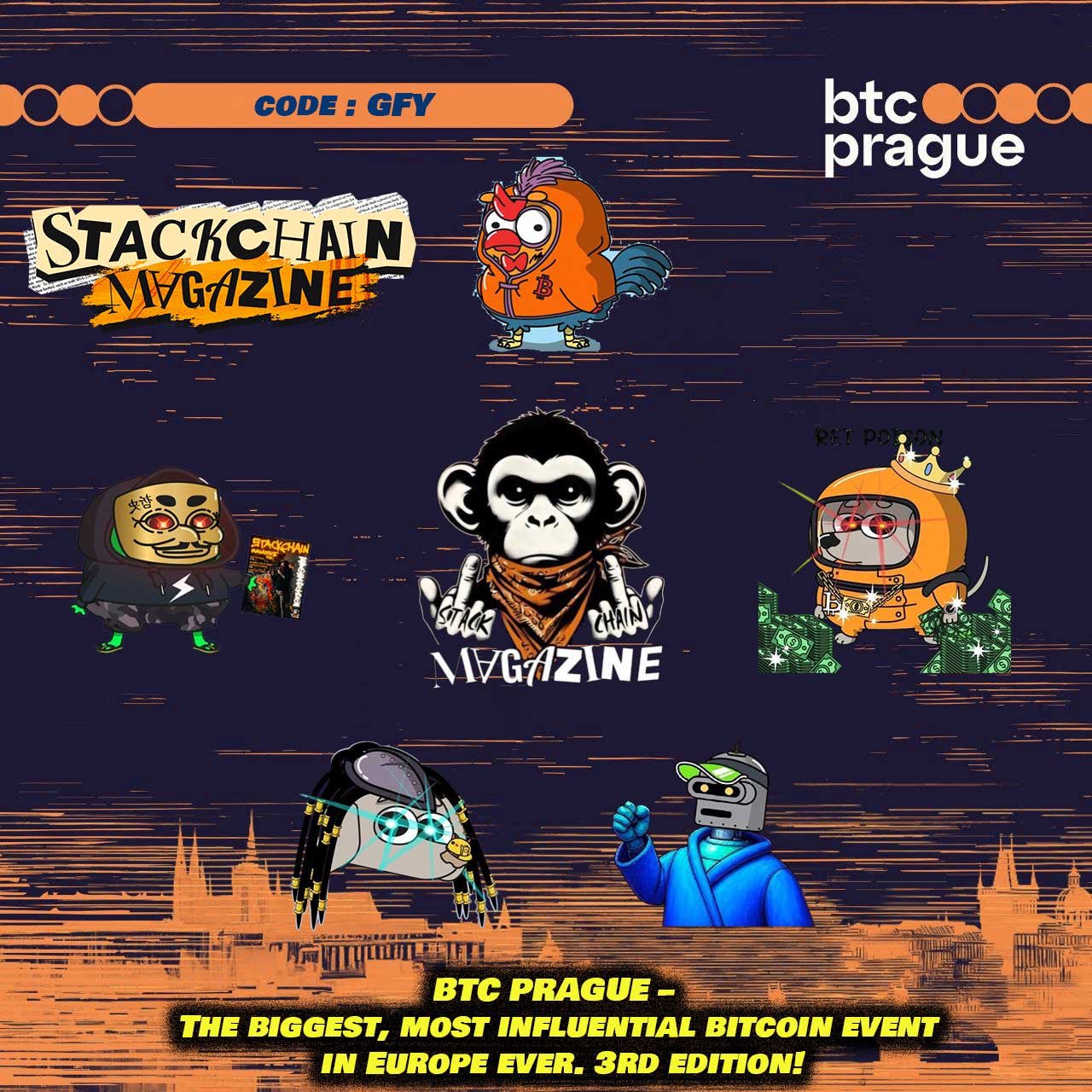 BTC PRAGUE – The biggest, most influential bitcoin event in Europe ever. 3rd edition!